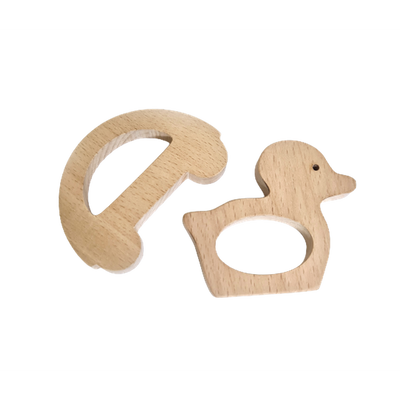 Wooden Teethers- Car and Duck