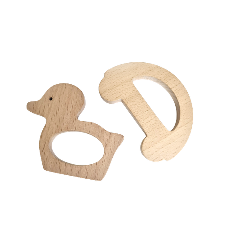 Wooden Teethers- Car and Duck