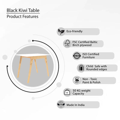 Black Kiwi Table (White) COD not available