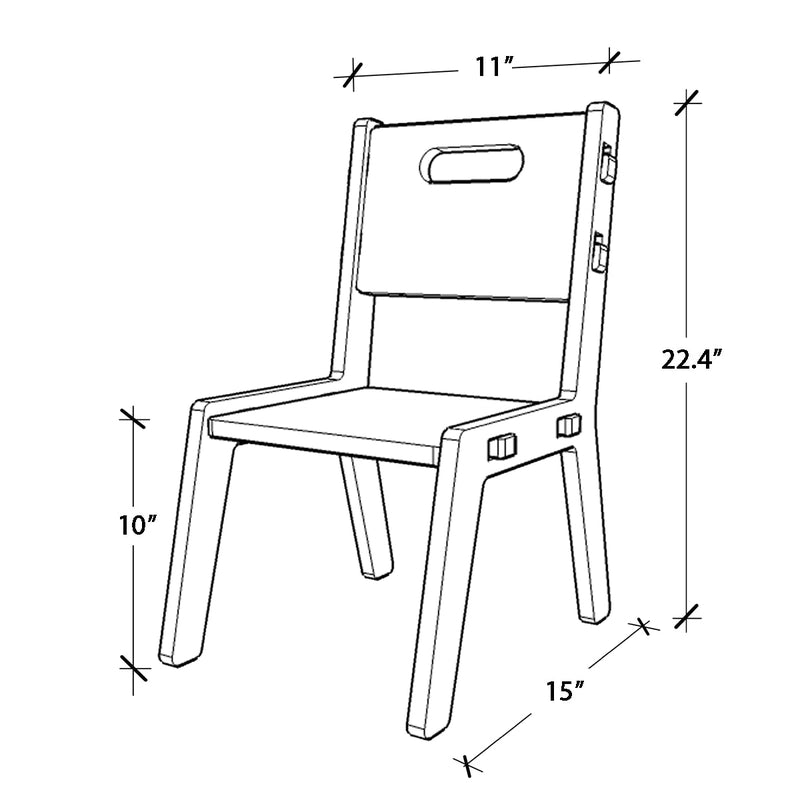 Grey Guava Chair (White) COD not available