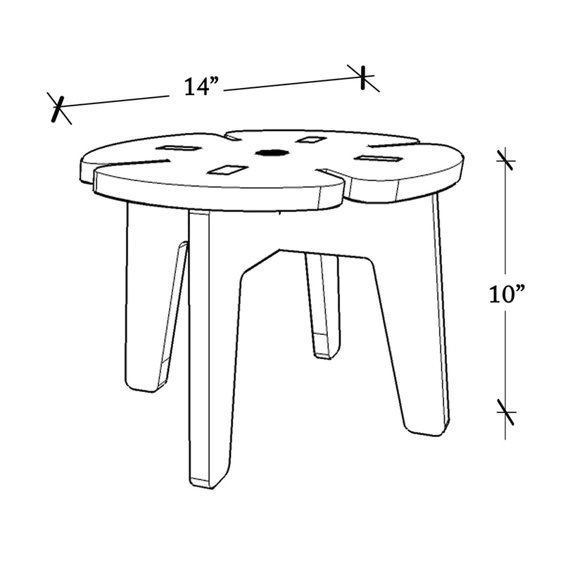 White Grape Stool (Green)