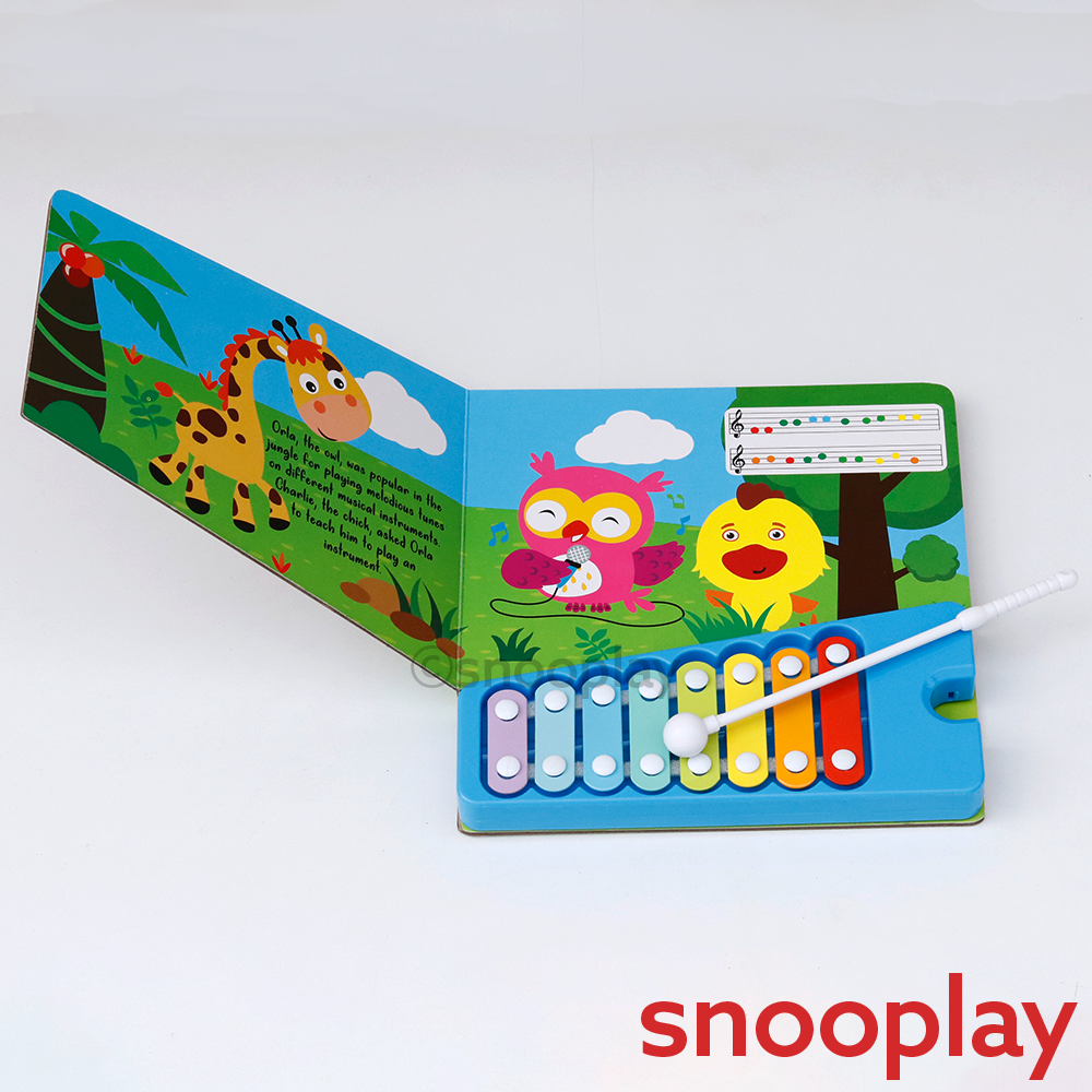 Hello Friend My First Musical Sound Book - Owl The Xylophonist (2-5 Years)