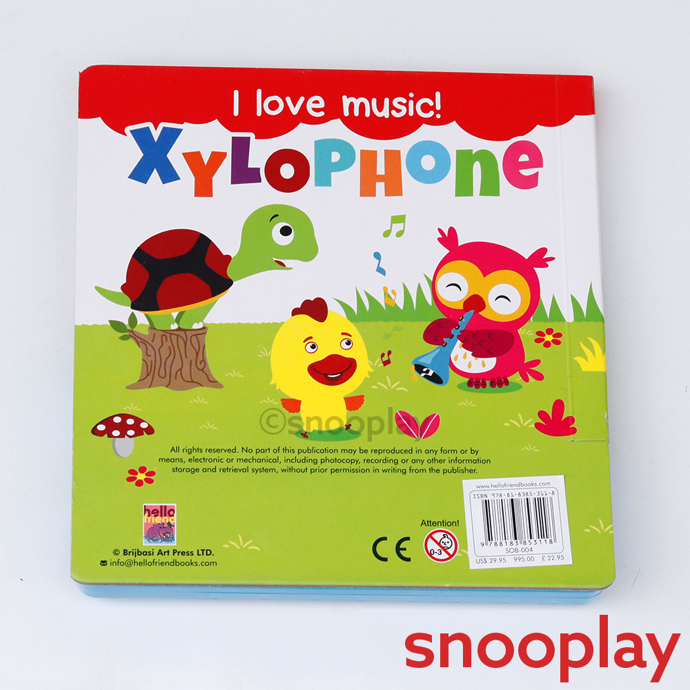 Hello Friend My First Musical Sound Book - Owl The Xylophonist (2-5 Years)