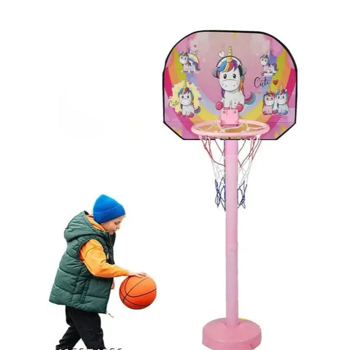 Kats Basketball Set with 5 Adjustable Heights (3-10 Years)