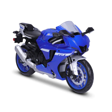 Maisto 2021 Yamaha YZF R1 Bike model Blue New Model 1:12 Scale (IC)