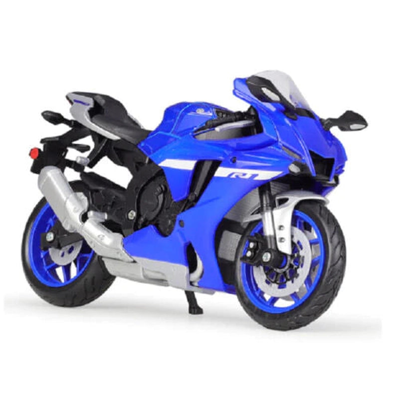 Maisto 2021 Yamaha YZF R1 Bike model Blue New Model 1:12 Scale (IC)