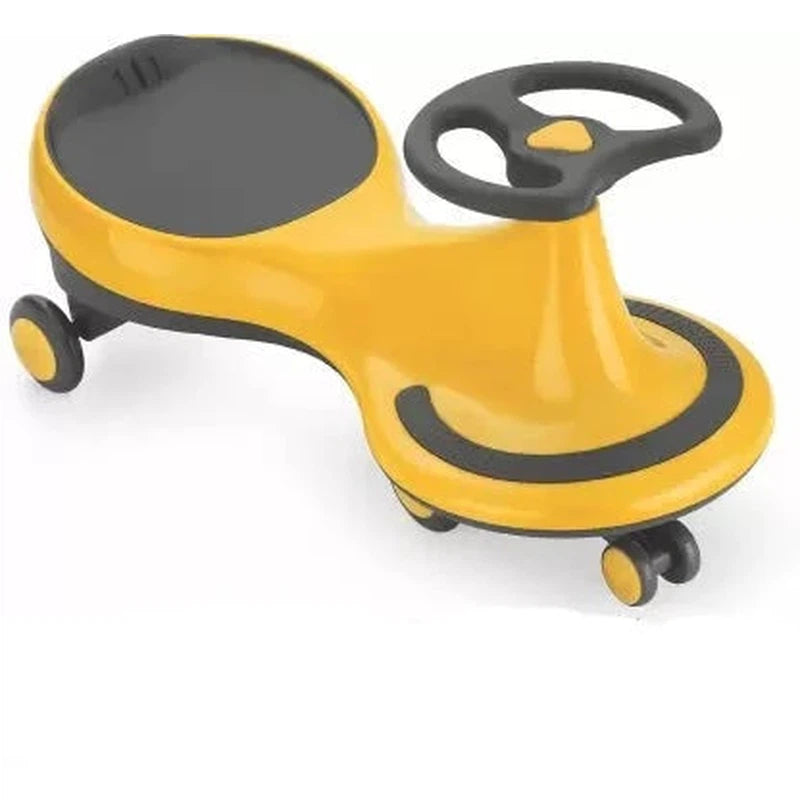 Plasma Non Electric Magic Car Non Battery Operated Ride On For Kids  (Black, Yellow) | COD not Available