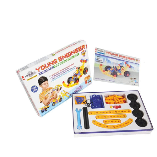 Speedage Young Engineer Plastic Construction Set – Model No. 100 (83 Pieces)