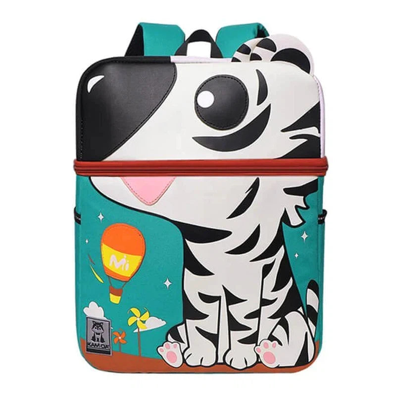 Zoe the zebra kids teal backpack