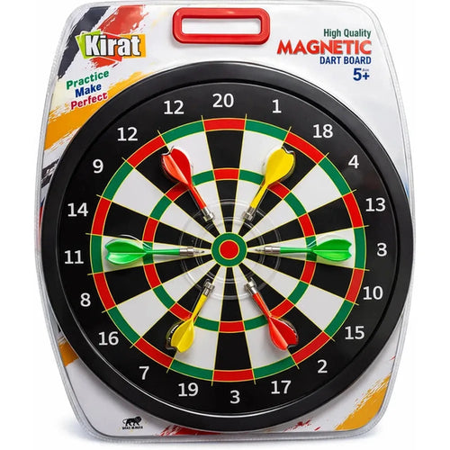Kirat Magnetic Dart Board Game with 6 Darts (6-12 Years)