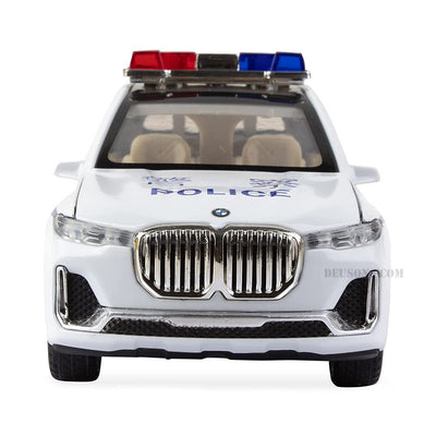 Resembling 1:32 Alloy Metal Pull Back Die-Cast Car Police (Multicolor)