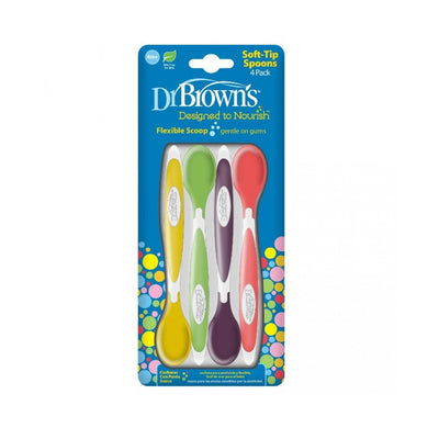 Feeding & Weaning Weaning Soft Tip Spoons - Multicolor (4 Pack)