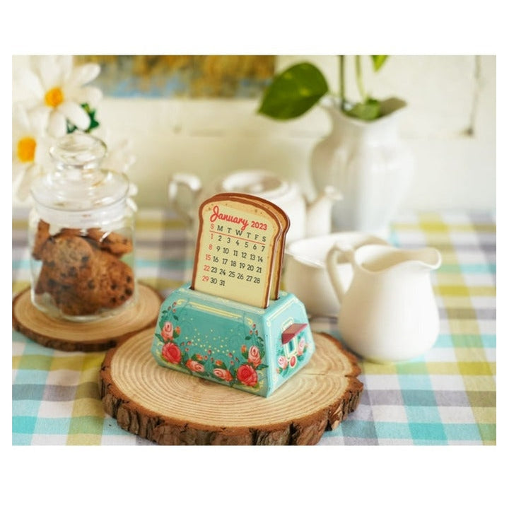 Mini Toaster Desk Calendar 2023 - DIY Paper Craft Kit