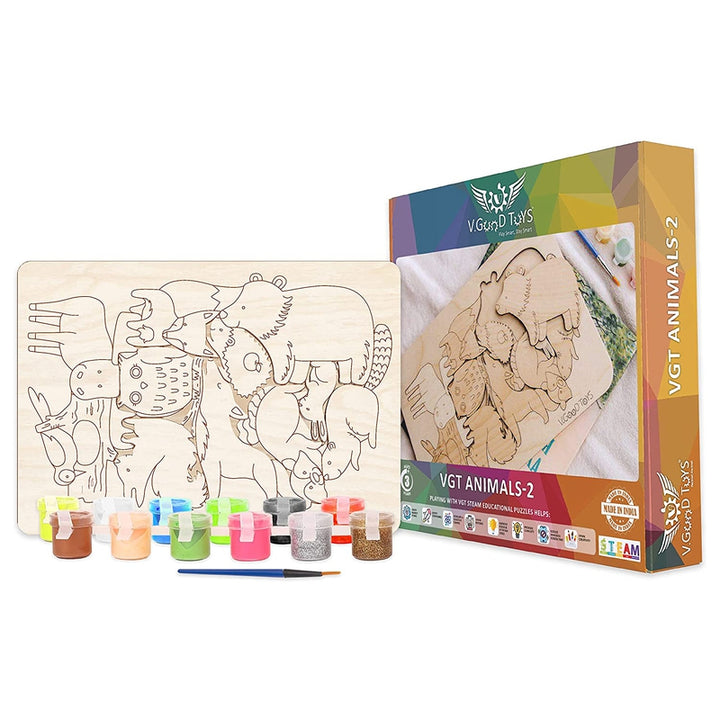 Animals Wooden Puzzle Set (2)