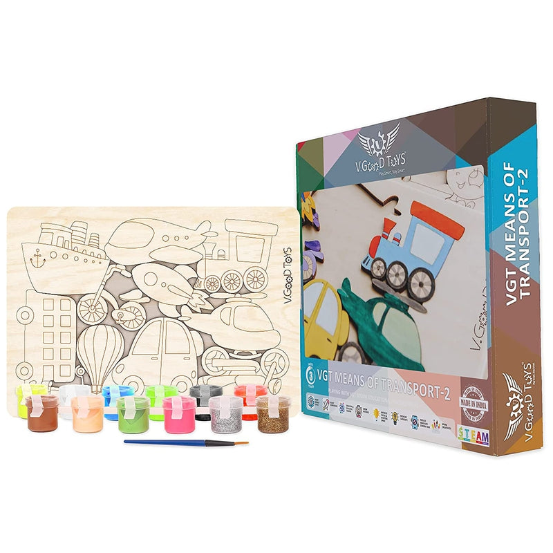 Means of Transport Wooden Puzzle Set (2)