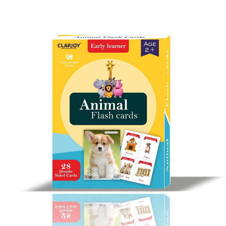 Animal Double Sided Flash Cards (2-6 Years)