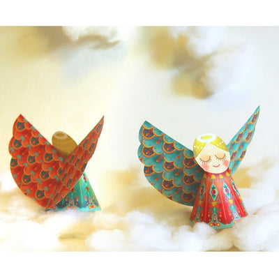 Set of 6 Paper Angels DIY Paper Craft