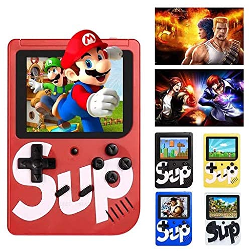 Sup Hand Held Portable Video Game  for Kids with Mario, Super Mario, Dr Mario, Contra, Turtles 400 Games | Video Game for Boys