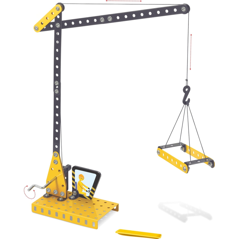 Mec O Tec Just Crane Building & Construction Play Set - 110 Pieces (6-10 Years)