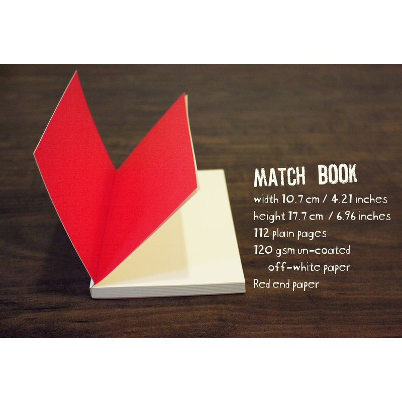 Match Book Notebook - Brave Heart