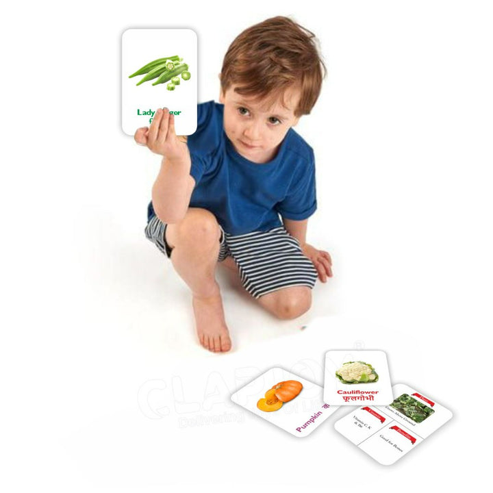 Pack of 7 - Double Sided Reusable Flash Cards (2-4 Years)