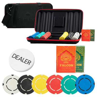 Premium Poker Chips Set - Clay Material (300 & 500 Pieces)