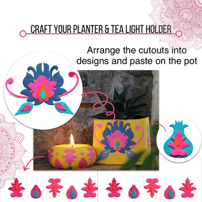 DIY Paint & Craft Planter Kit / Tea Light Holder