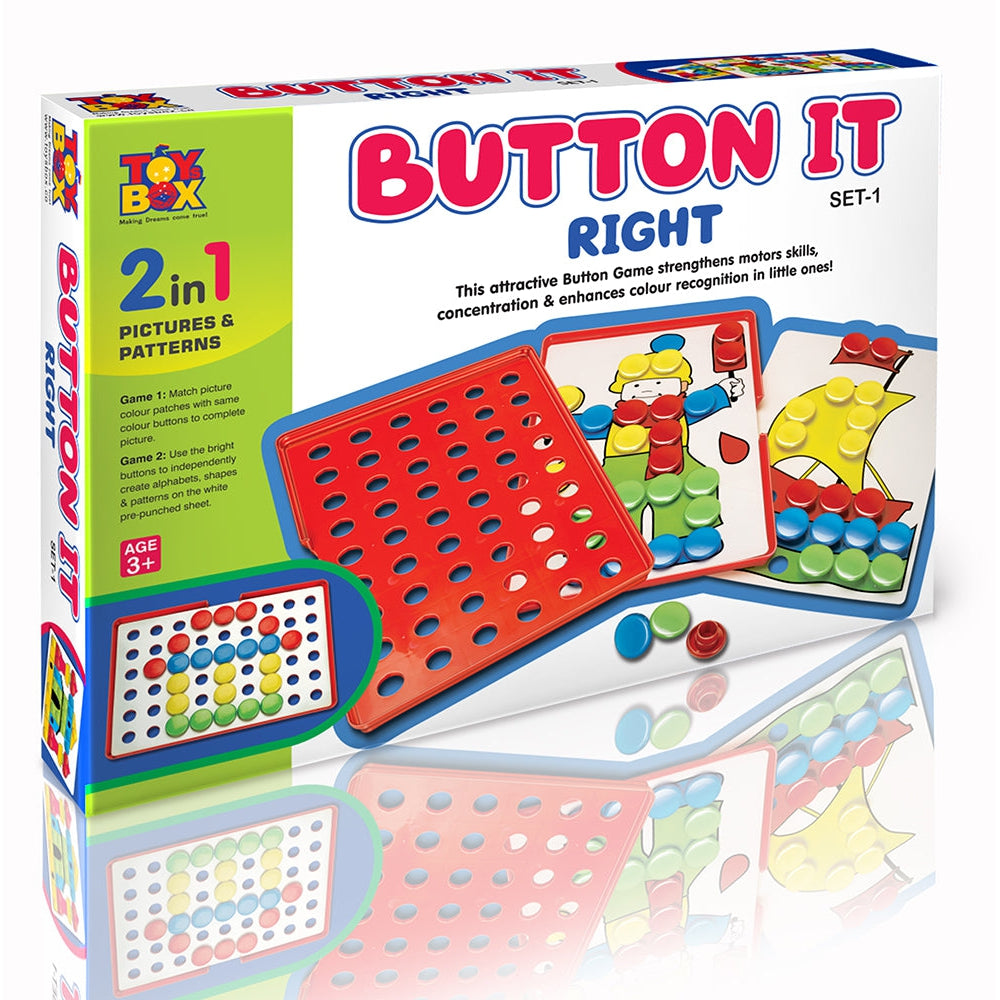 Button It Right Set - 1 | Pre-School Learning Aids