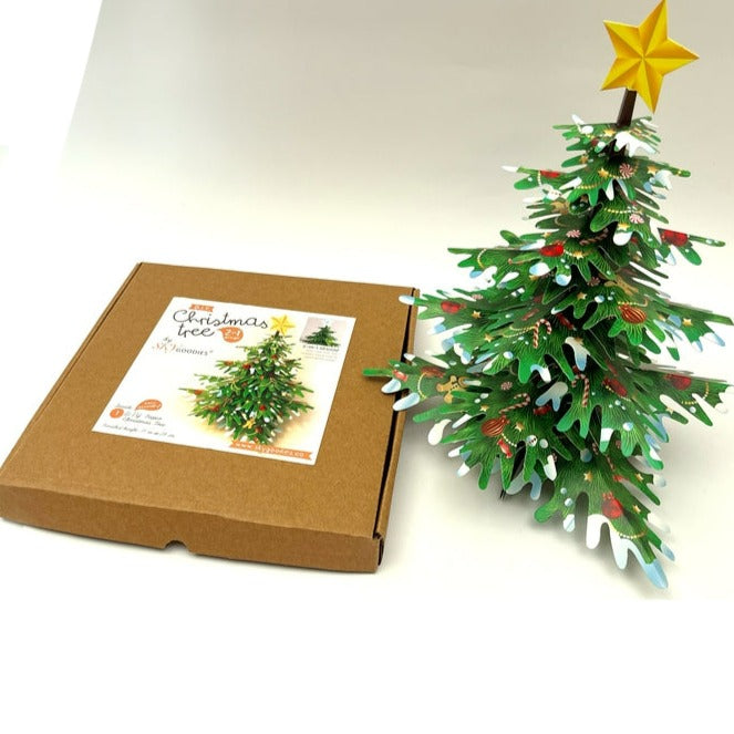 2-in-1 Christmas Tree: DIY Paper Craft Kit