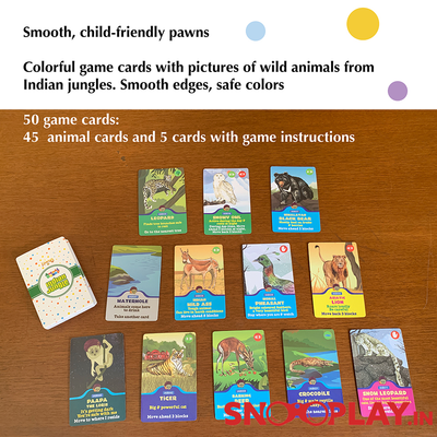 Animal Buddy Play & Learn Educational Board Game (Indian Jungle Edition) for Kids