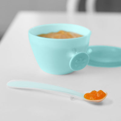 Easy-Feed Spoons-Teal/Grey
