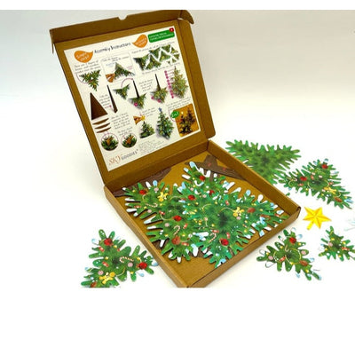 2-in-1 Christmas Tree: DIY Paper Craft Kit