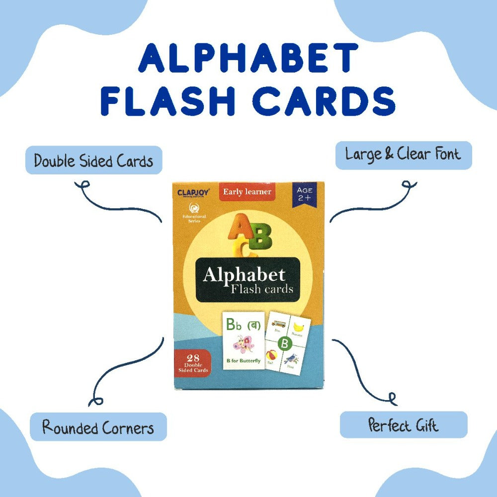 Alphabets  Double Sided Flash Cards