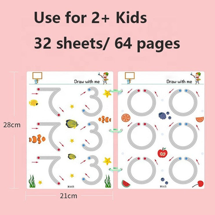 Dot To Dot Line Tracking Workbook