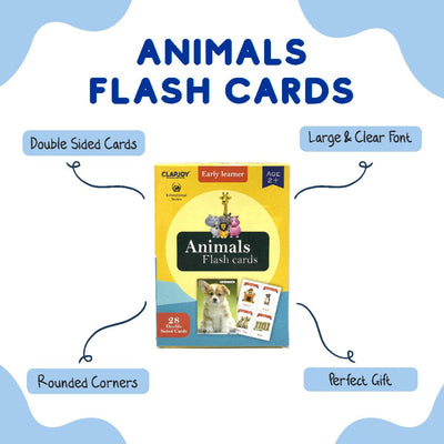 Animals Double Sided Flash Cards