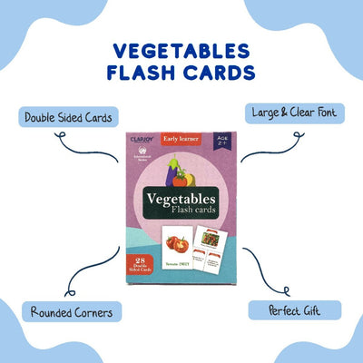 Vegetable Double Sided Flash Cards