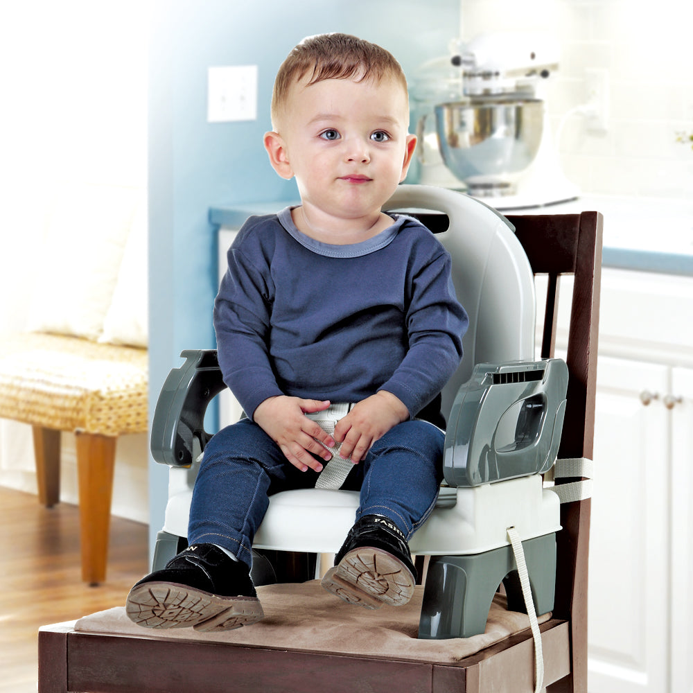 Folding Booster Seat - Grey