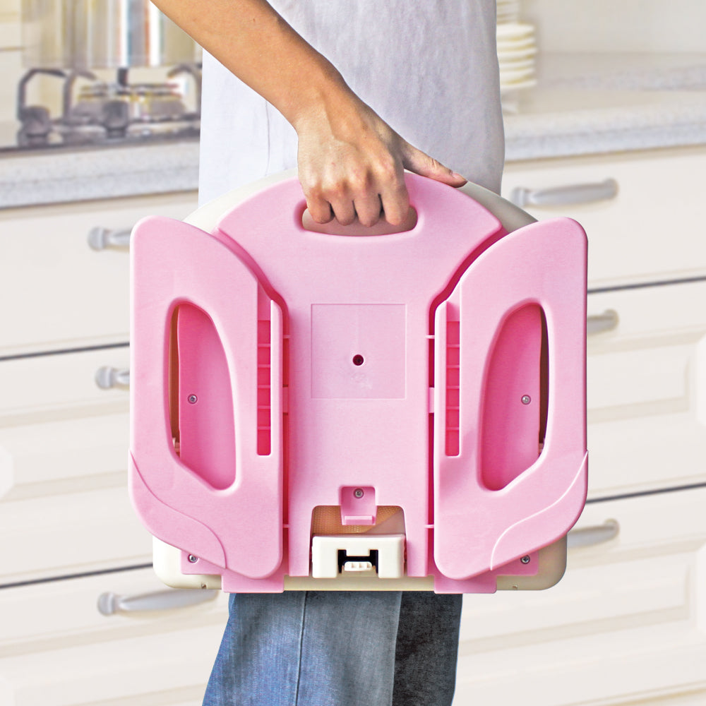 Folding Booster Seat - Pink