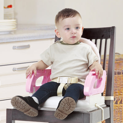 Folding Booster Seat - Pink