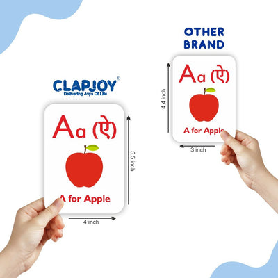 Alphabets  Double Sided Flash Cards
