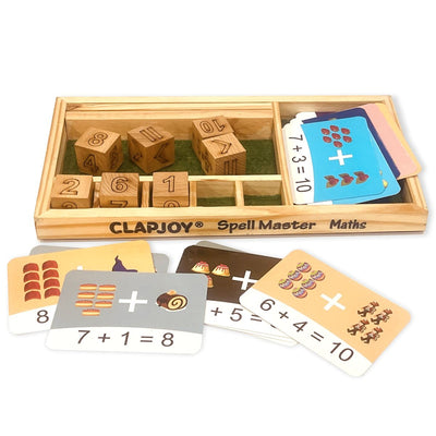 Math Master for Kids Learning Game with Flash Cards, Montessori Learning Educational Toy