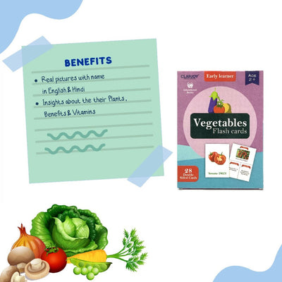 Vegetable Double Sided Flash Cards