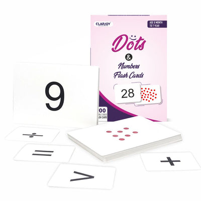 Dots & Numbers Flashcards for Toddlers & Kids
