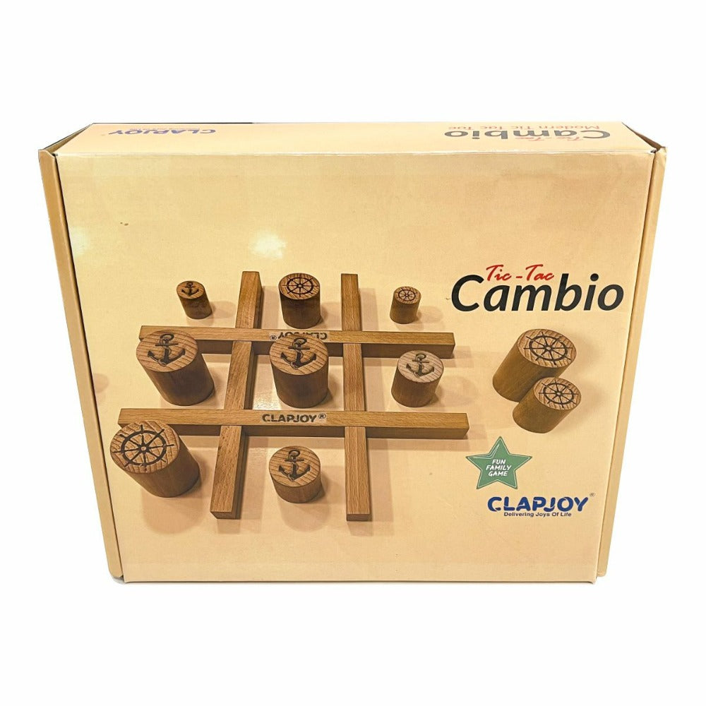 Tic Tac Cambio Gobblet Gobblers Wooden Board Game