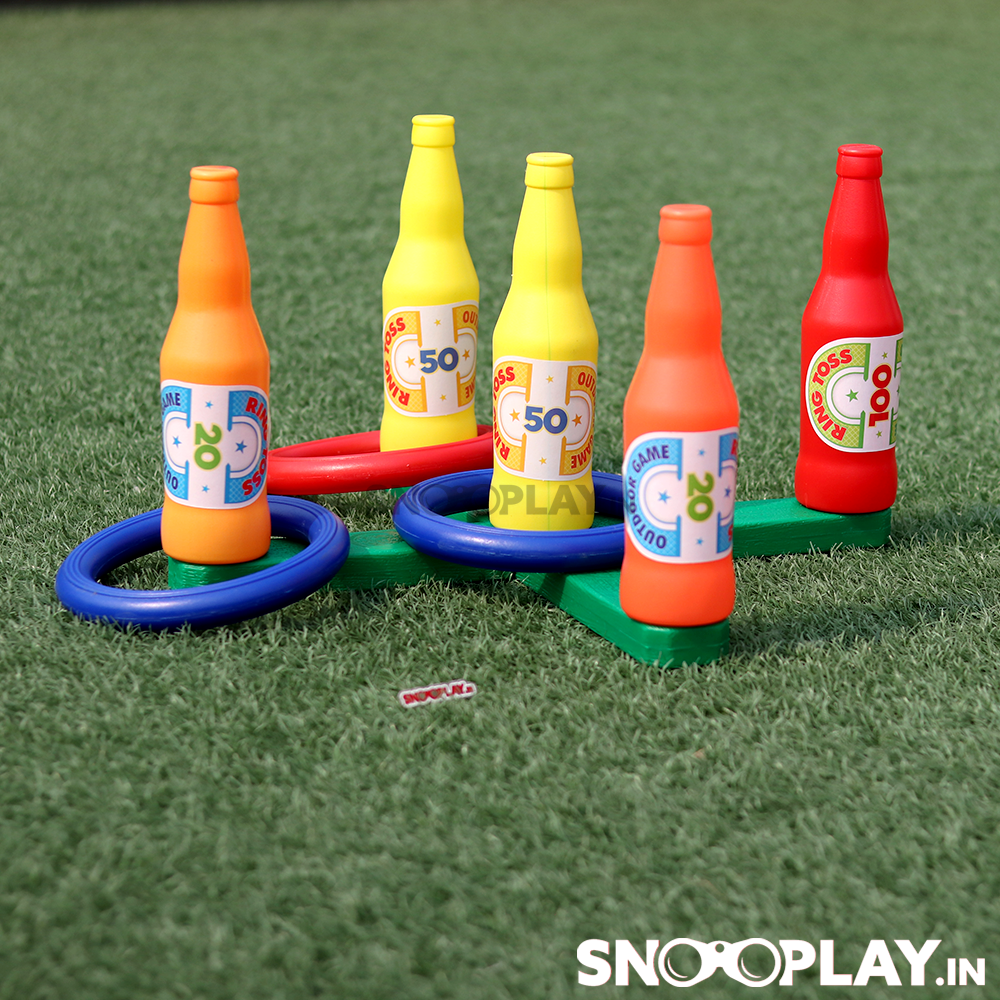 Bottle Ring Toss Game For Indoor & Outdoor