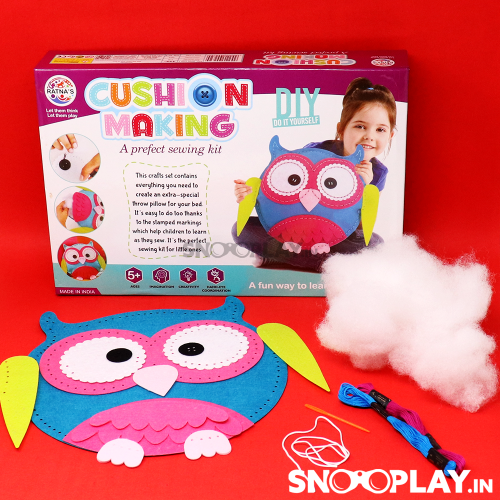 Cushion Making DIY Craft Kit Activity For Kids