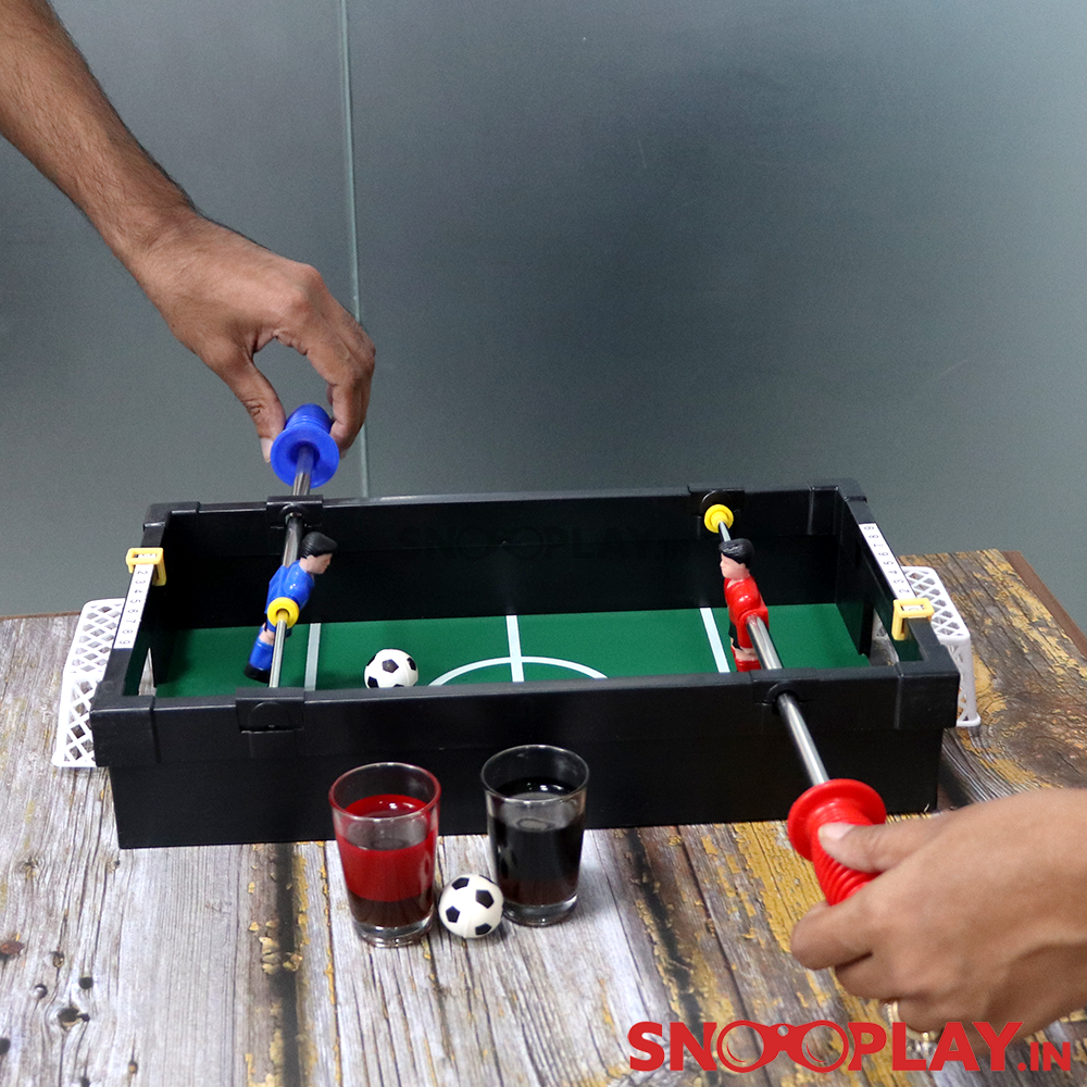 Party Drinking Foosball Game with Shot Glasses