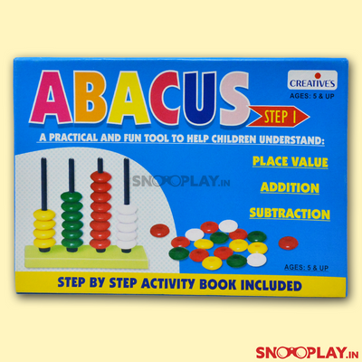 Abacus Toy - Step 1 (Learn Addition, Subtraction, Place Value)