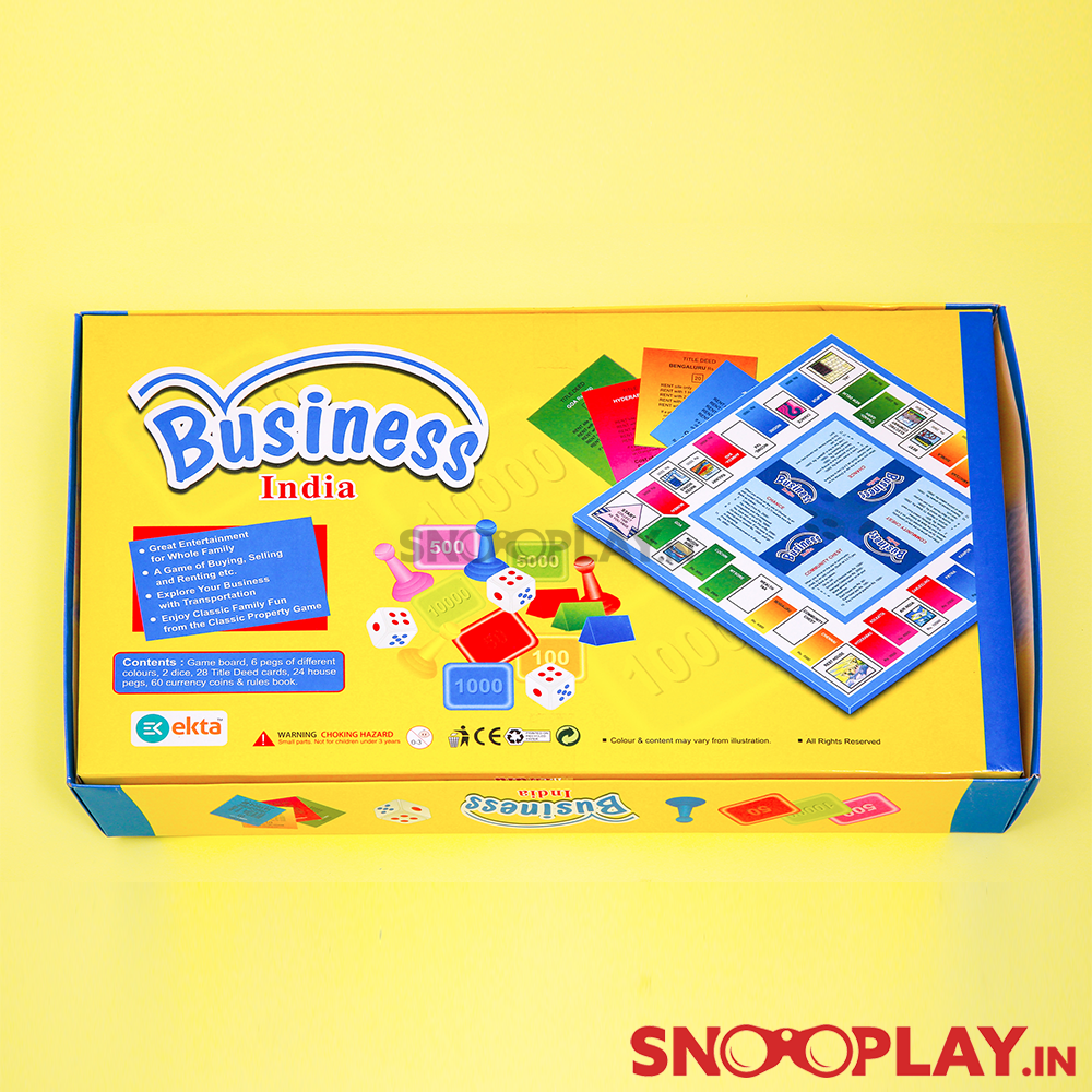 Buy Business India Board Game Family Game on Snooplay Online India ...