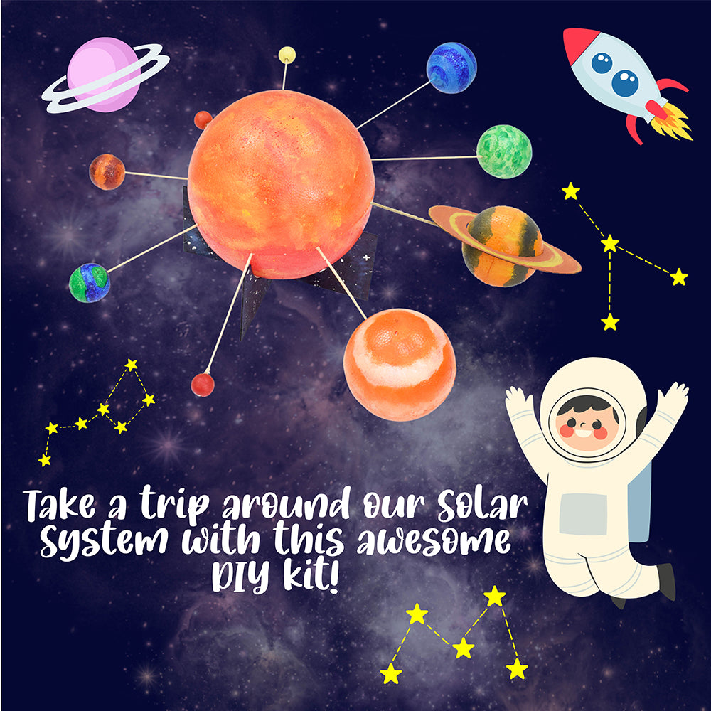 Solar System Model Kit, Educational and School Project Activity Craft for Kids